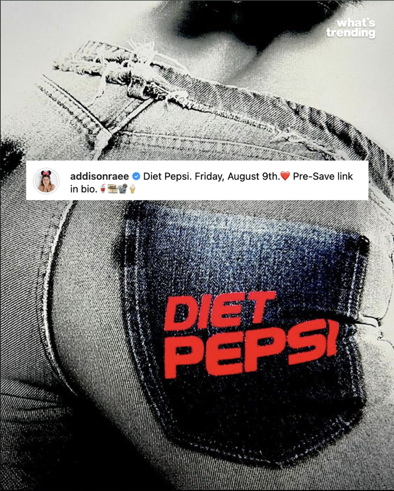 Addison Rae's Diet Pepsi Song Sparks Fan Debates