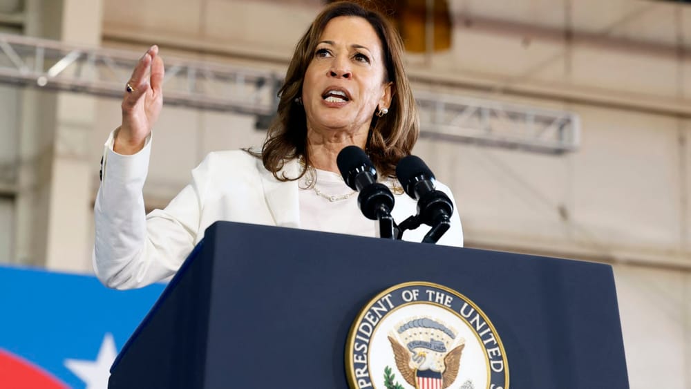 Kamala Harris Confronts Protests at Michigan Rally post image